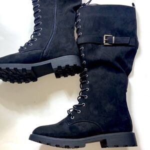 JR WOMEN KNNE-HIGH BLACK BOOTS SIZE 9